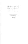 The Norton Anthology of American Literature - Seventh Edition, Volume C: 1865-1914 by Nina Baym, Wayne Franklin, Philip F. Gura, Arnold Krupat, Robert S. Levine, Jerome Klinkowitz, Mary Loeffelholz, Jeanne Campbell Reesman, and Patricia B. Wallace