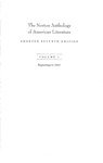 The Norton Anthology of American Literature - Shorter Seventh Edition, Volume One: Beginnings to 1865