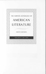 The Norton Anthology of American Literature - Ninth Edition, Volume D: 1914-1945