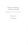 The Norton Anthology of American Literature - Shorter Seventh Edition, Volume Two: 1865 to the Present