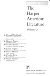 The Harper American Literature - Volume Two