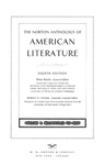 The Norton Anthology of American Literature- Eighth Edition, Volume A