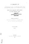 A Library of American Literature from the Earliest Settlement to the Present Time - Volume Ten by Edmund Clarence Stedman and Ellen Mackay Hutchinson