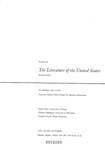 The Literature of the United States: An Anthology and a History: From The Colonial Period Through The American Renaissance - Volume One by Walter Blair, Theodore Hornberger, and Randall Stewart