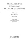 The Cambridge History of American Literature - Volume Seven: Prose Writing, 1940 - 1990 by Sacvan Bercovitch