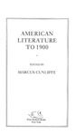 American Literature to 1900