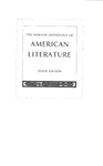 The Norton Anthology of American Literature - Tenth Edition; Volume A: Beginnings to 1820