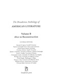 The Broadview Anthology of American Literature: Volume B