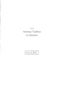 The American Tradition in Literature - Seventh Edition, Volume One by George Perkins, Scully Bradley, Richmond Croom Beatty, and E. Hudson Long