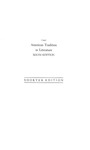 The American Tradition in Literature - Shorter Sixth Edition by George Perkins, Scully Bradley, Richmond Croom Beatty, and E. Hudson Long