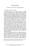 A Letter from Professor Daniel Aaron