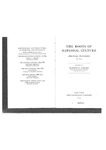 The Roots of a National Culture American Literature to 1830