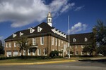 Town Hall and Fire Station (expanded and remodeled c.1938, Grayson G) by Jay C. Henry