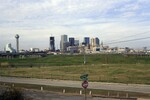 Trinity River flood plain from Oak Cliff by Jay C. Henry