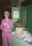 Adell Campbell at Greater Fort Worth Herb Society booth