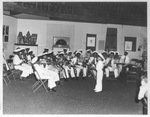 African-American boys' band at Work Projects Administration (W. P. A.) exhibition "American Hands in Action"