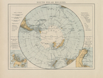 South Polar Regions [Inset Maps of Kerguelen Island and Victoria Land] by The Times