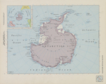 South Polar Regions [inset of Antarctica in relation to surrounding continents] by Rand McNally & Co.