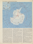 The Antarctic - political and territorial status by Rand McNally & Co.
