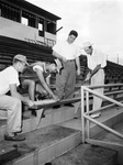 Numbering seats at the Arlington State College (A S C) stadium