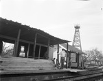 Train station "Boom Town," Six Flags Over Texas