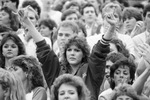 University of Texas at Arlington (U. T. A.) demonstration against dropping football program