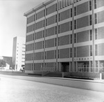 Front entrance to the University of Texas at Arlington (U. T. A.) library building