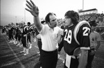 Lamar High School Vikings football coach in action