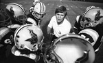 Lamar High School Vikings football coach and players