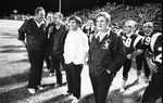 Lamar High School Vikings football coach and players