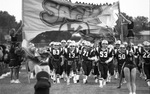 The Lamar High School Vikings football team sign