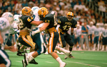 Lamar High School Viking's football action