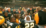 A coach of Lamar High School Vikings football team