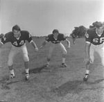 Lamar High School football action pose