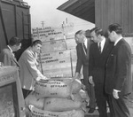 J.J. Finnegan, Mrs. J.T. Howell, J.B. Shores, Jim Wright and Mayor Tom Vandergriff