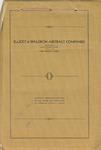 Abstract of Title Sol Davis Survey, Ridgeway Addition, Block 9, 1950