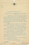 Field Notes of Joel Blackwell Survey