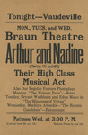 Braun Theatre Musical Act Poster