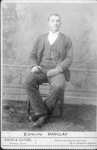 Cabinet card of Edwin Perry Barclay by Enos & Gates