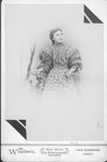 Cabinet card photograph of Gertie Stevens