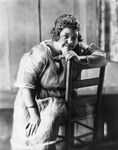 Portrait of a Mexican girl in Breckenridge, Texas. by Basil Clemons 1887-1964