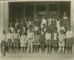 African American students at school in Breckenridge, Texas by Basil Clemons 1887-1964