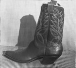 Decorated boot by Basil Clemons 1887-1964