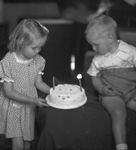 Children's birthday party by Basil Clemons 1887-1964