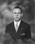 Formal portrait of a man by Basil Clemons 1887-1964