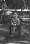 Portrait of a boy by Basil Clemons 1887-1964