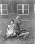 Portrait of two girls by Basil Clemons 1887-1964