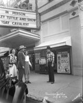 Wesley Tuttle outside of Palace Theatre by Basil Clemons 1887-1964