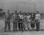 Breckenridge High School tennis team by Basil Clemons 1887-1964