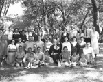 Family portrait at "Wright Reunion" by Basil Clemons 1887-1964